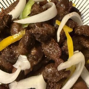 Gizzard with Kelewele